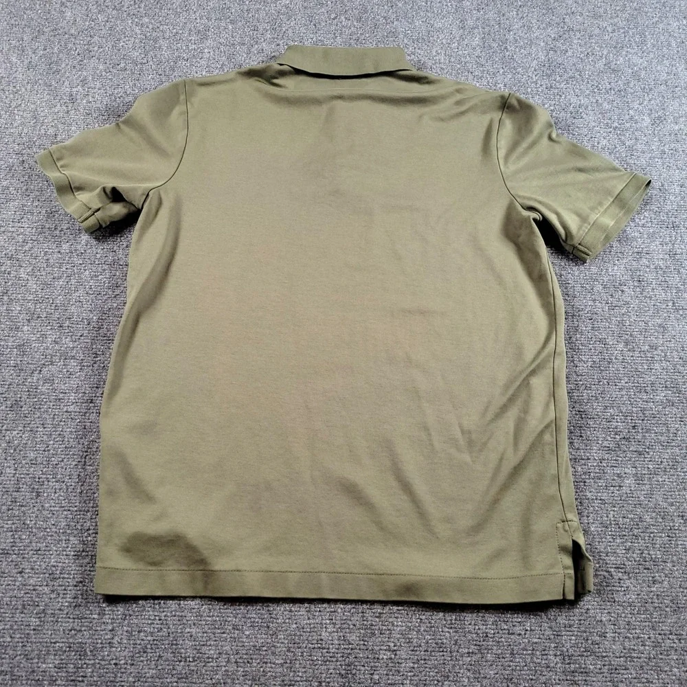 Polo Ralph Lauren Polo Shirt Mens Small Olive Green Classic Fit Flesh Pony